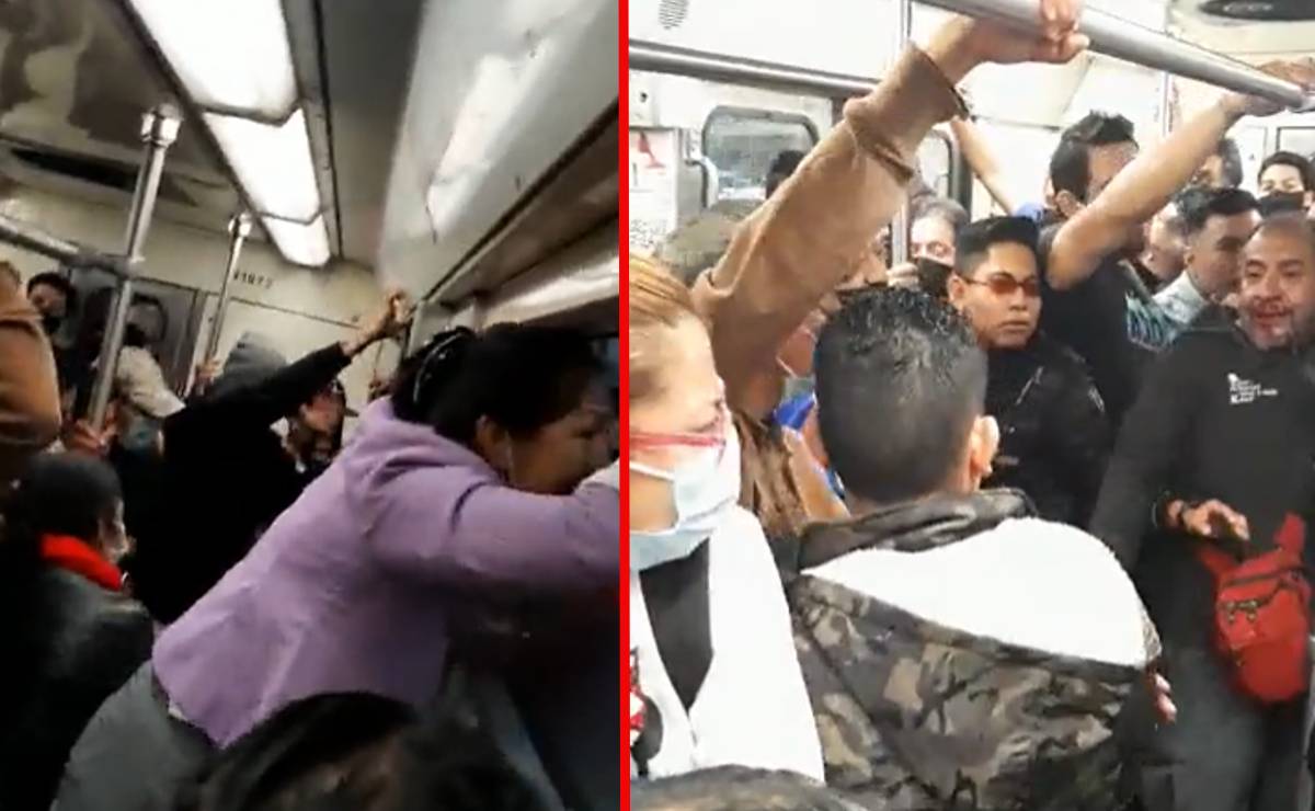 Acosador de mujer en el metro hiere a hombre que la defendió