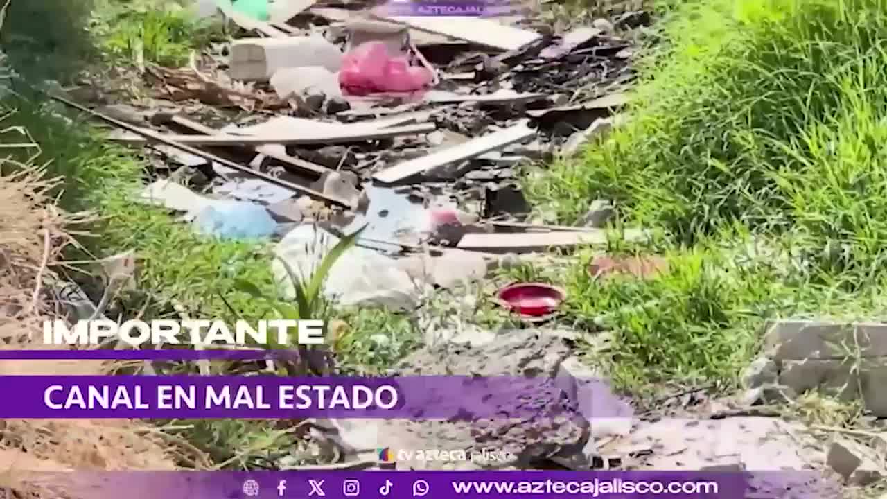 Vecinos de la colonia El Briseño exigen limpieza urgente de canal para ...