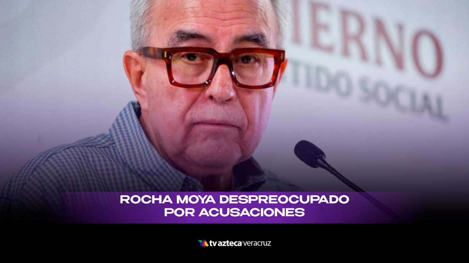 Rubén Rocha Moya minimiza acusaciones de Estados Unidos en su contra