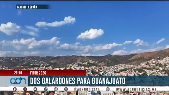 Guanajuato es galardonado con dos premios de excelencia en FITUR 2026