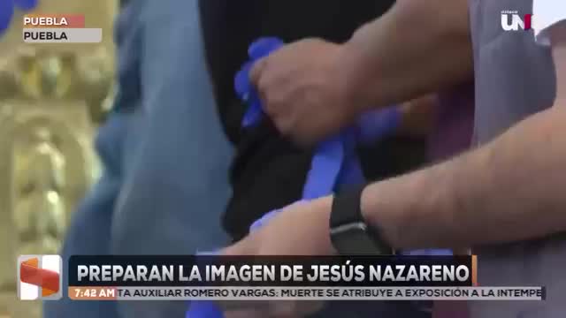 Cambio de vestidura de Jesús Nazareno