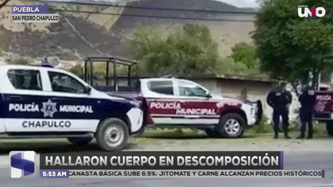 Hallaron cuerpo en descomposición en San Pedro Chapulco