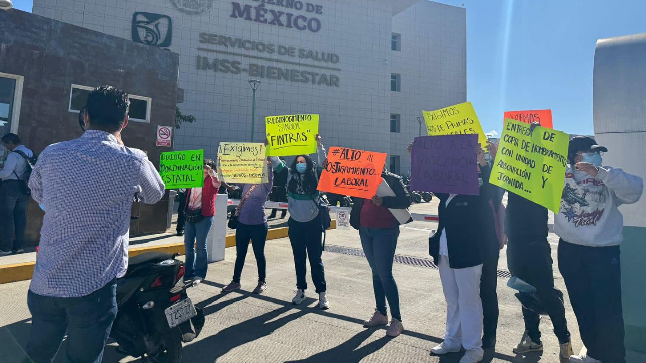 EN VIVO: Trabajadores de la salud IMSS-Bienestar realizan protestas en ...