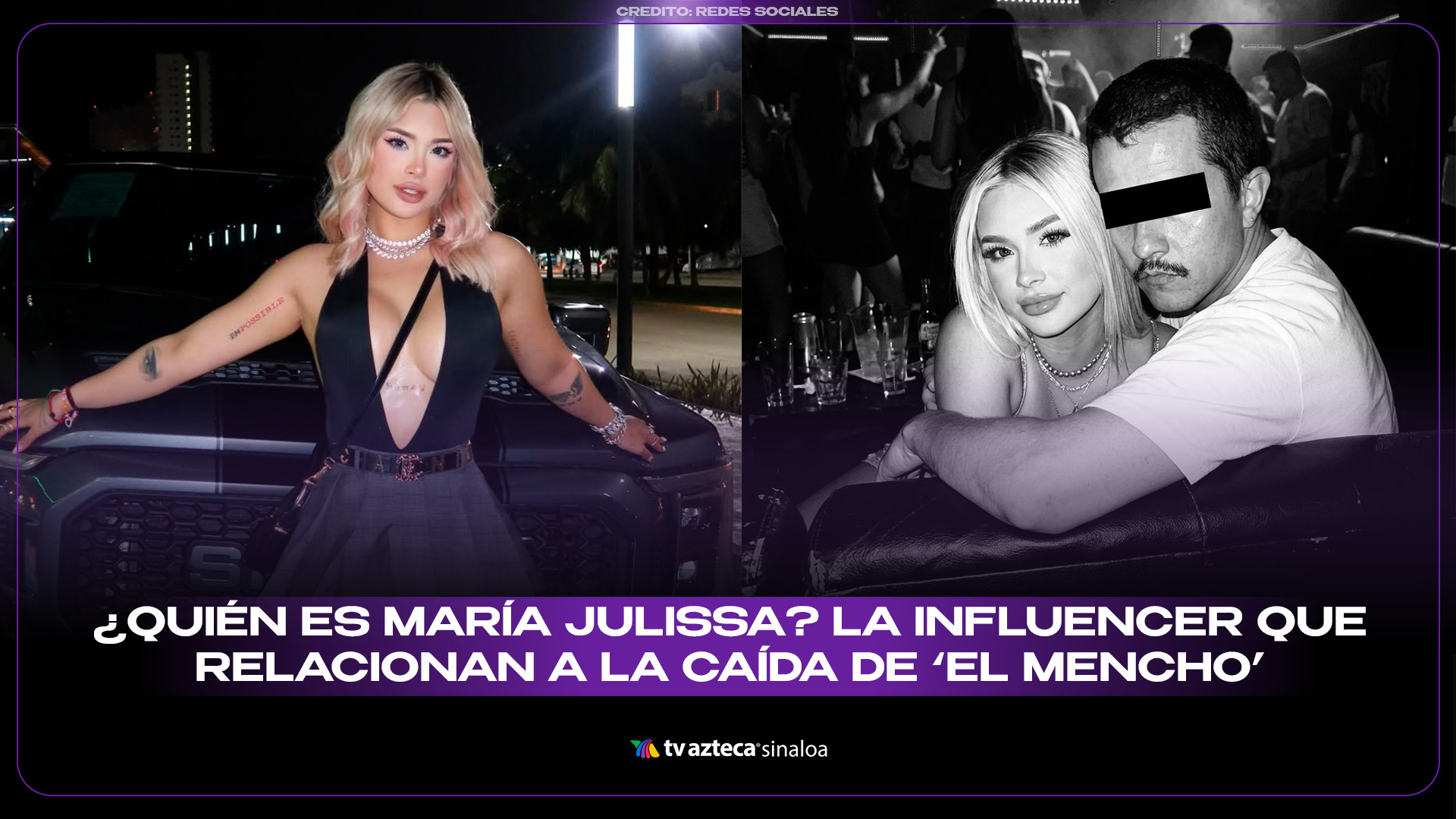 ¿Quién es María Julissa? La influencer que vinculan con ‘El Mencho’ (VIDEO)