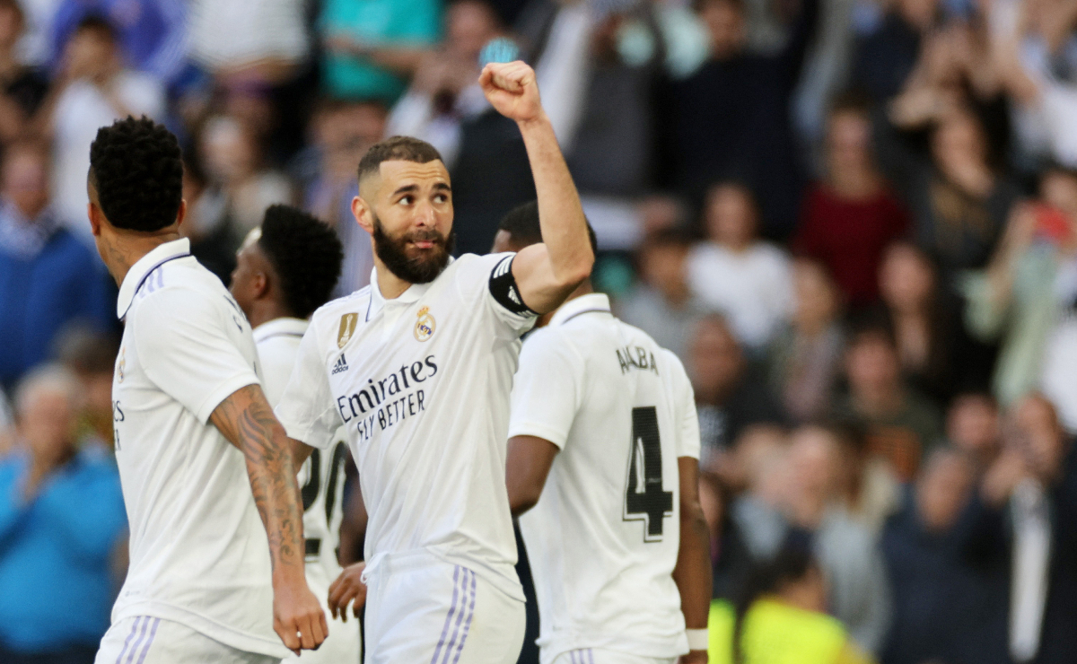 Real Madrid golea al Valladolid con tres de Benzema