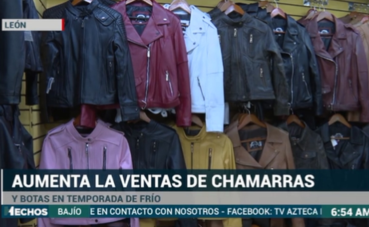 Aumenta la venta de chamarras en León