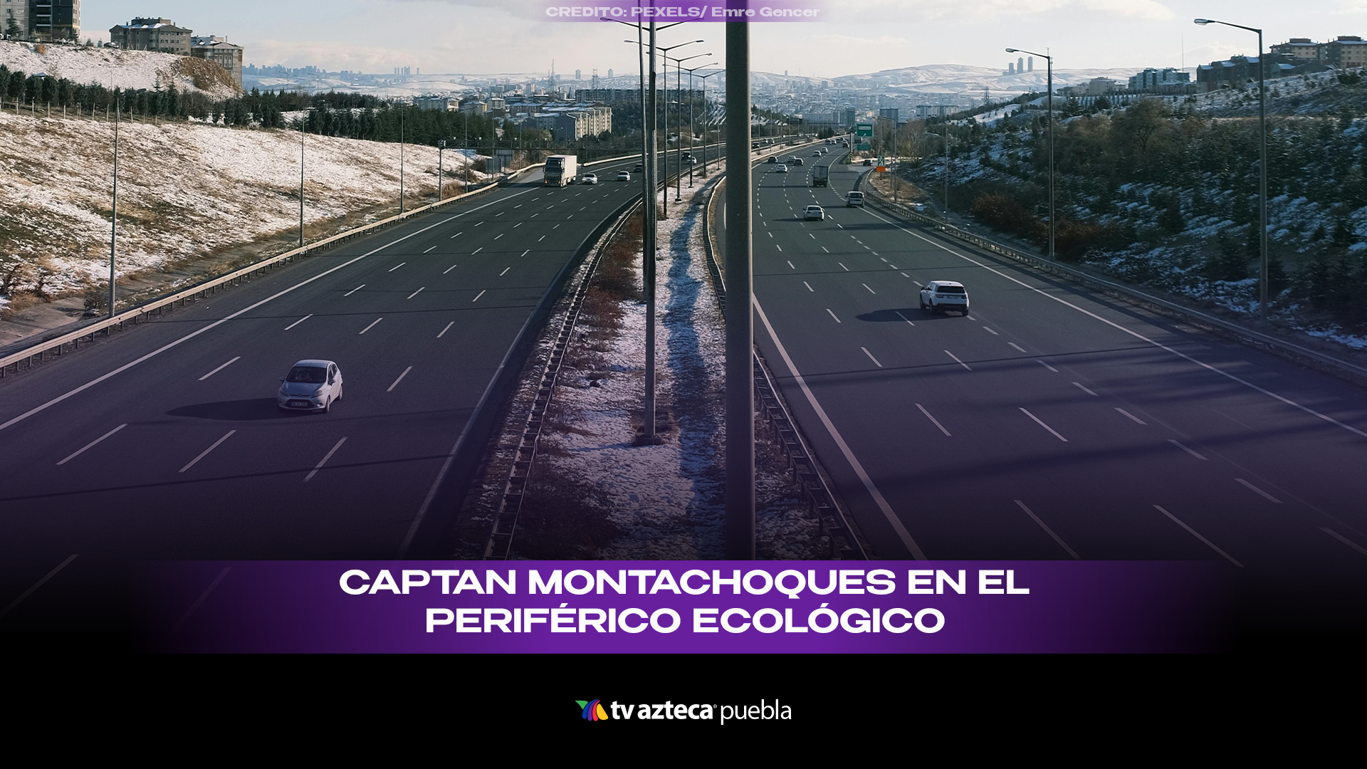 Montachoques en Puebla: persecución y choque en Periférico Ecológico