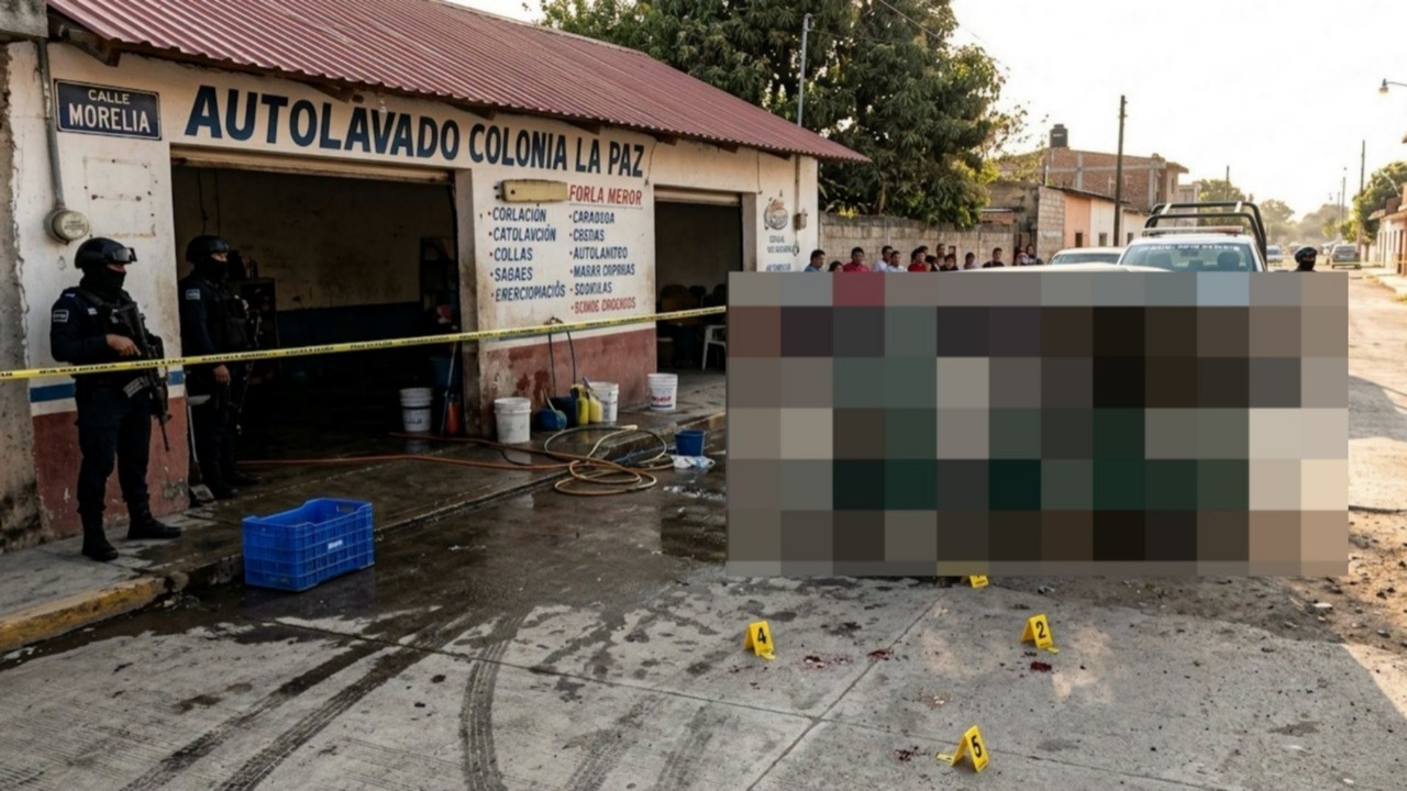 Joven pierde la vida tras ser baleado en un autolavado en Atencingo, Chietla