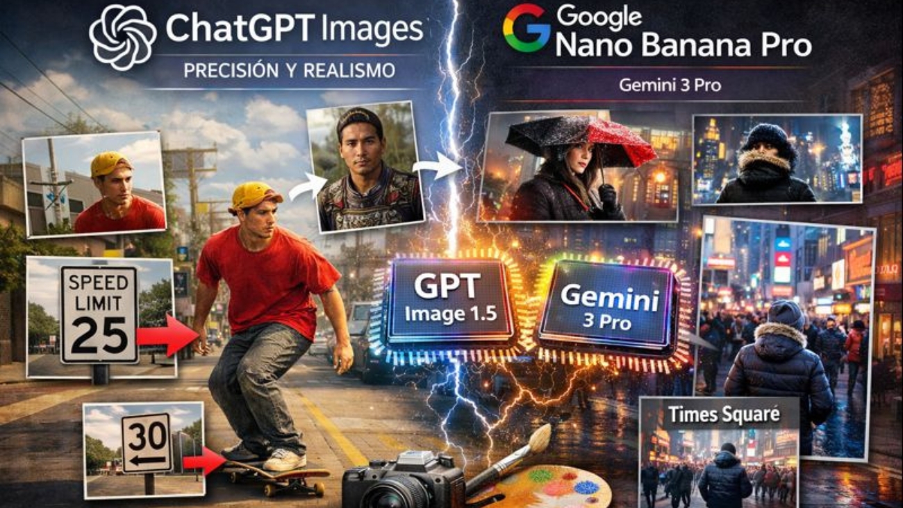OpenAI mejora ChatGPT Images frente a Nano Banana Pro