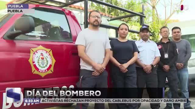 Día del Bombero reconoce labor y sacrificio de voluntarios en Puebla