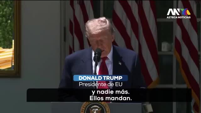 Trump endurece críticas sobre México al acusar control territorial de cárteles