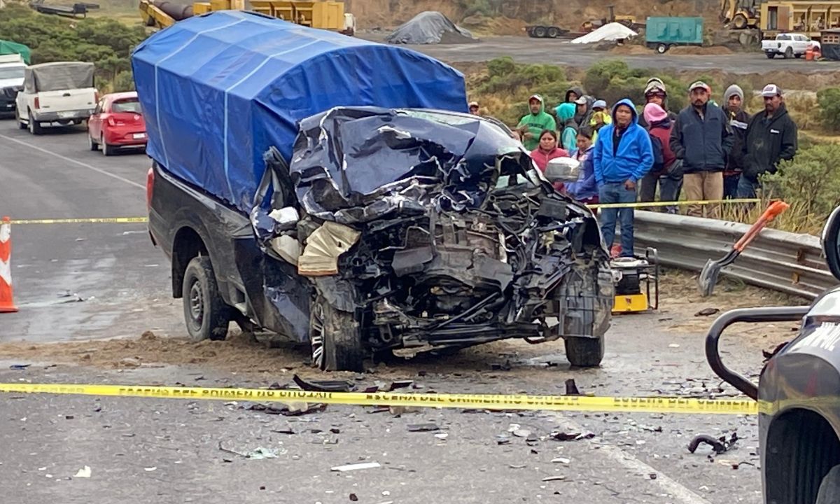 Accidente vehicular en la carretera Xalapa-Perote, hoy 23 de diciembre 2024