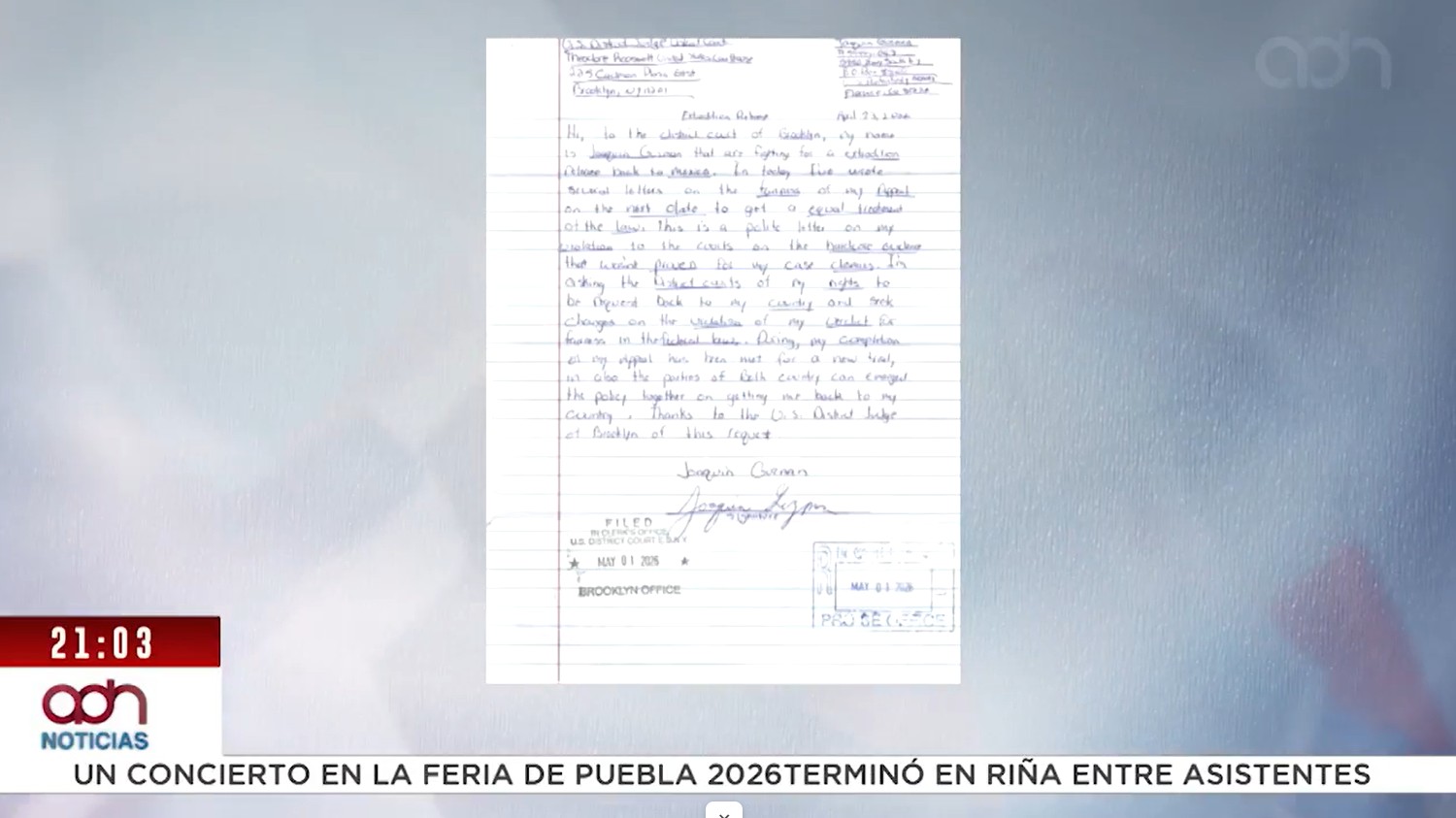 Joaquín 'El Chapo' Guzmán intenta regresar a México; esto pidió