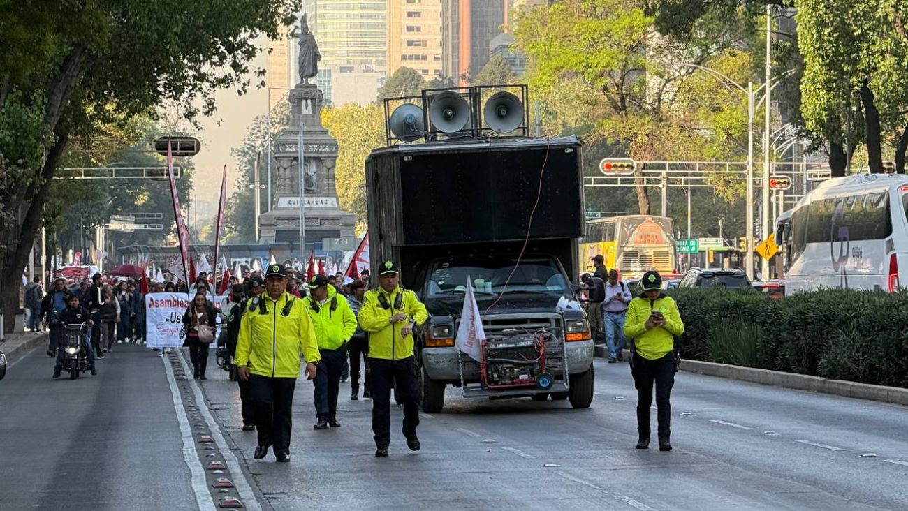Caos vial en CDMX; bloqueos y protestas en Cuauhtémoc, Juárez y el Reclusorio Oriente hoy jueves 12 de febrero