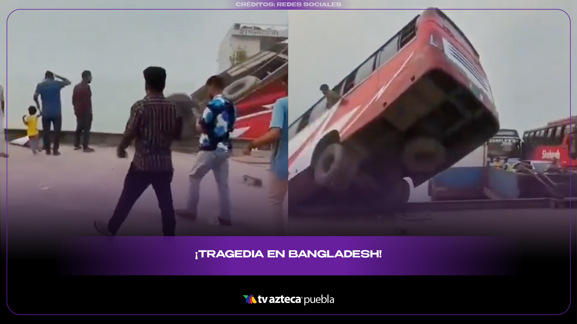 Autobús cae a un río en Bangladesh y deja muertos y desaparecidos