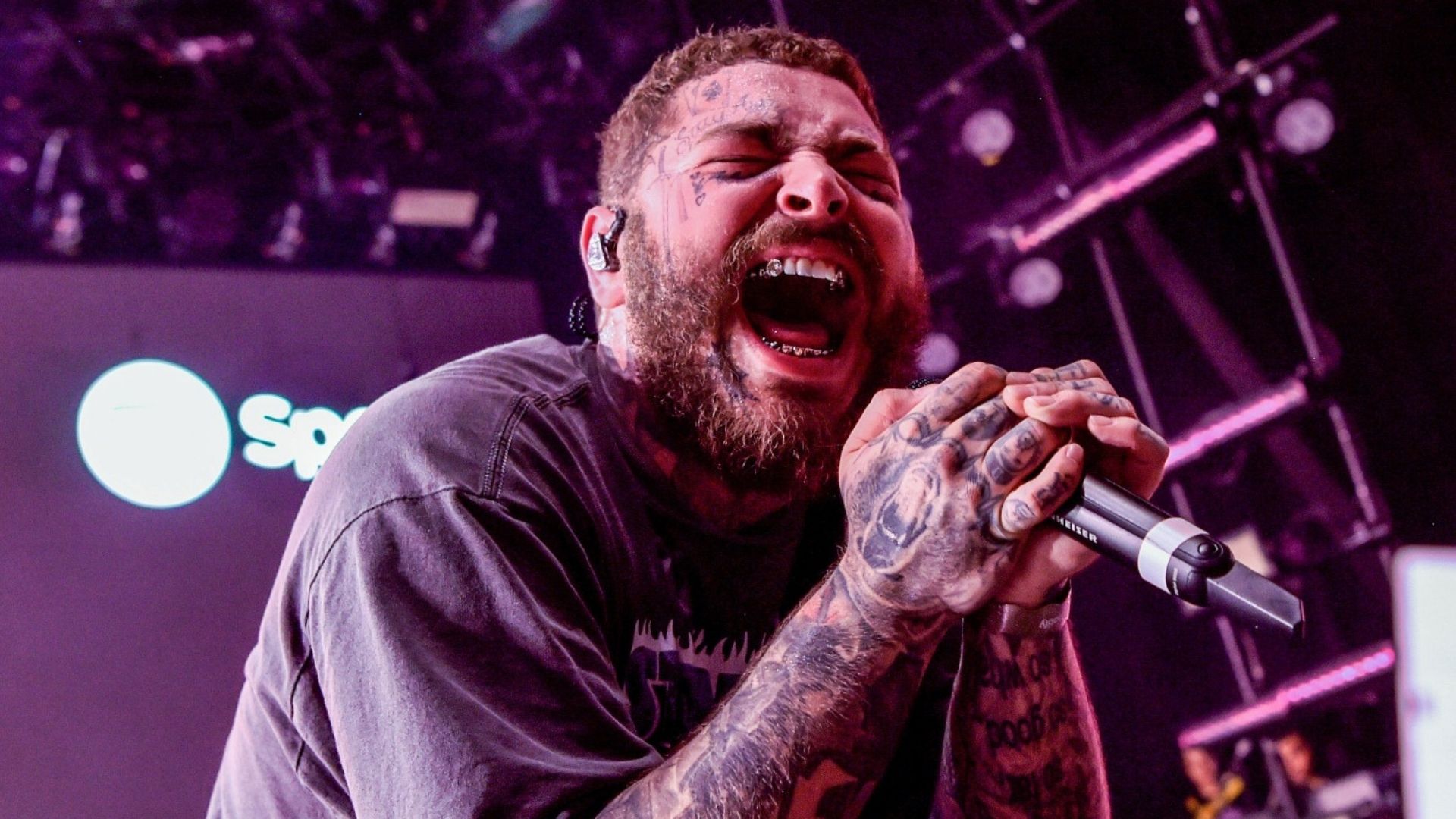 Post Malone sufrió un peligroso accidente durante una transmisión en ...