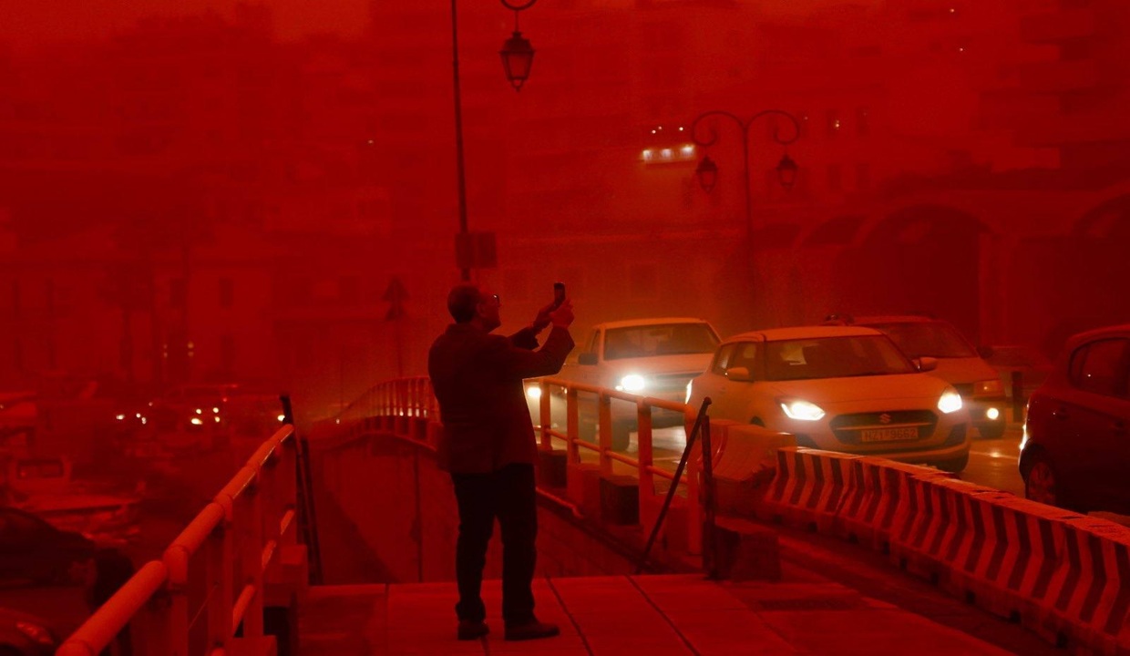 Esta es la razón por la que la isla de Creta, en Grecia, se pintó de color sepia