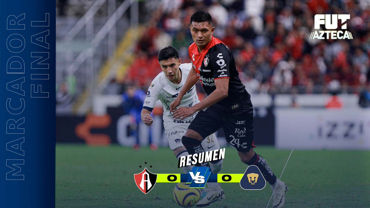 Atlas y Pumas empataron sin goles en la cancha del Estadio Jalisco ...