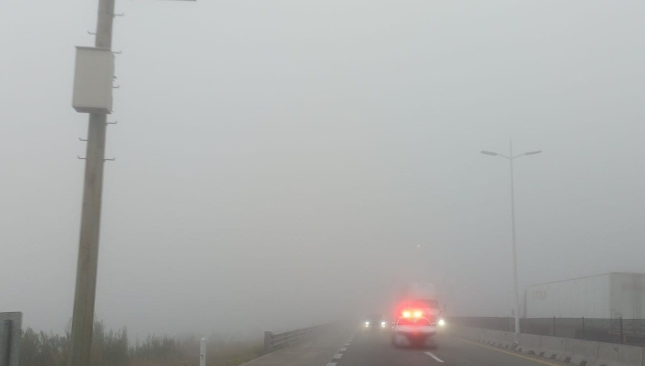 Alertan por niebla en la carretera Saltillo-Monterrey