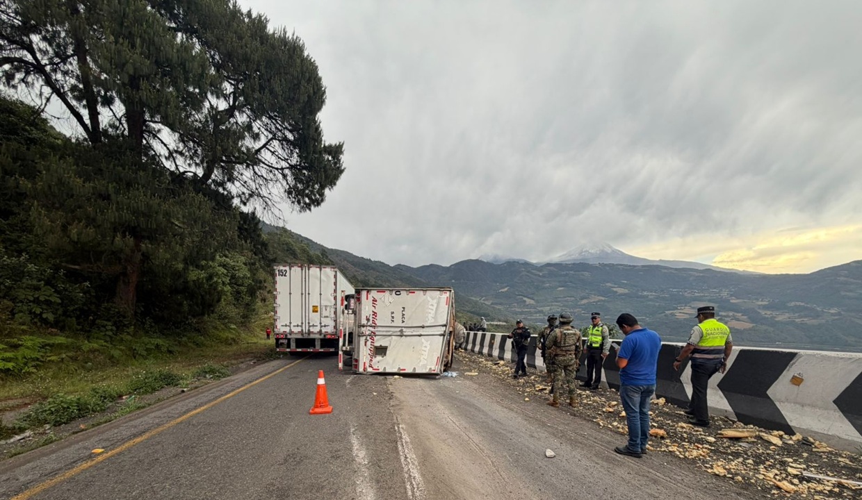 ¡Tómelo en cuenta! Se registra cierre en la carretera Puebla-Córdoba hoy domingo; hay tráfico en la zona