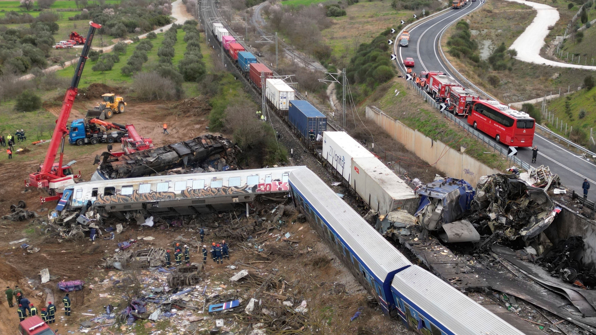 Choque de trenes en Grecia deja al menos 36 muertos
