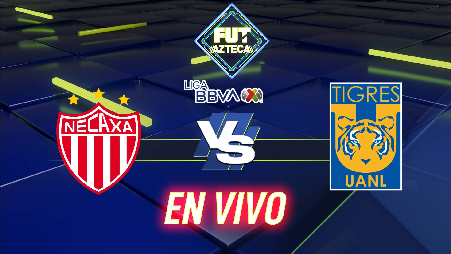Necaxa vs Tigres Liga BBVA MX Clausura 2025