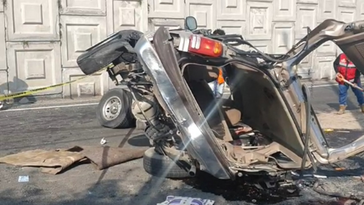 Cae camioneta de puente en la federal México-Veracruz; accidente deja 9 ...
