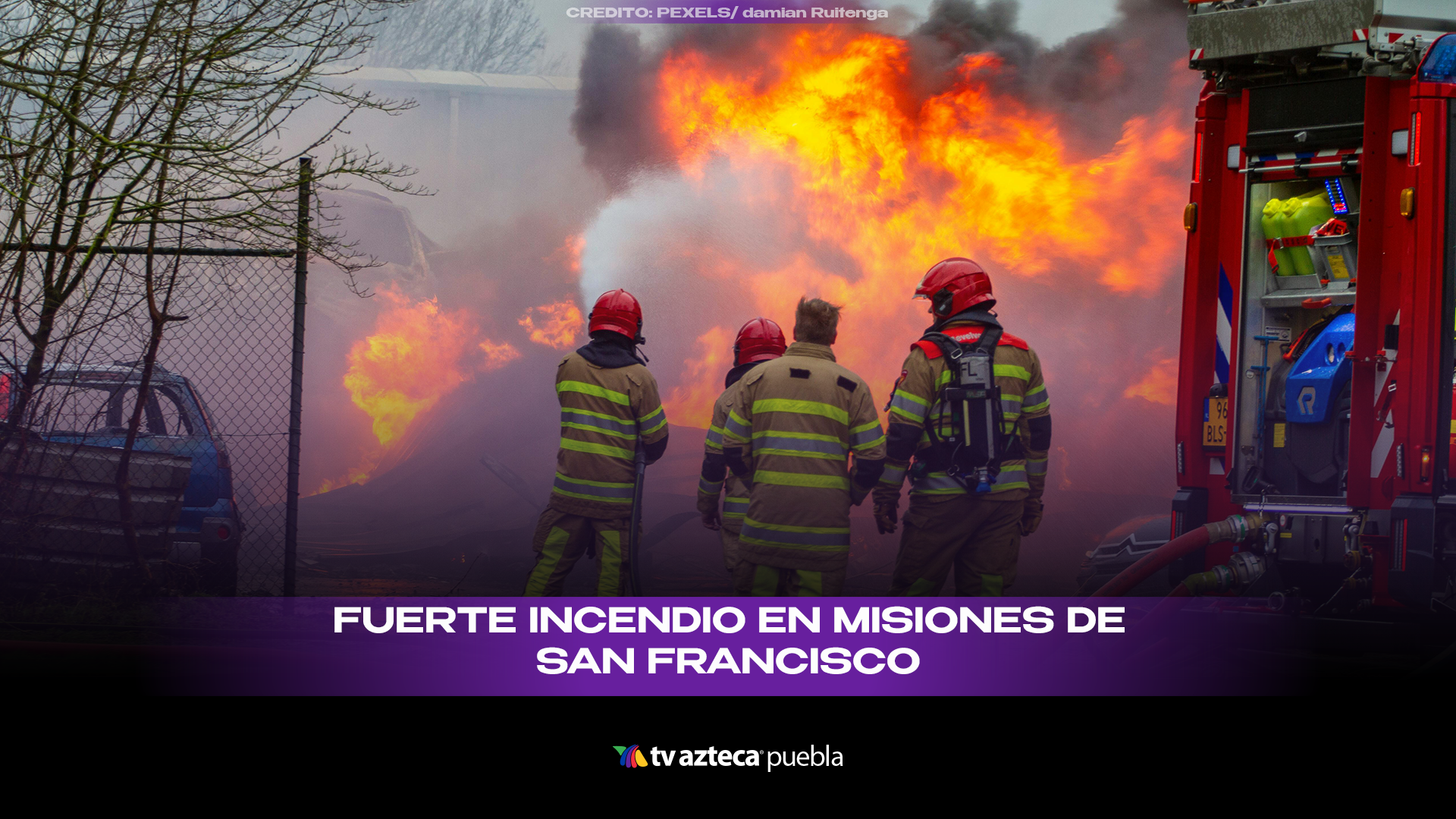 Incendio en recicladora de Misiones de San Francisco genera caos en Periférico Ecológico