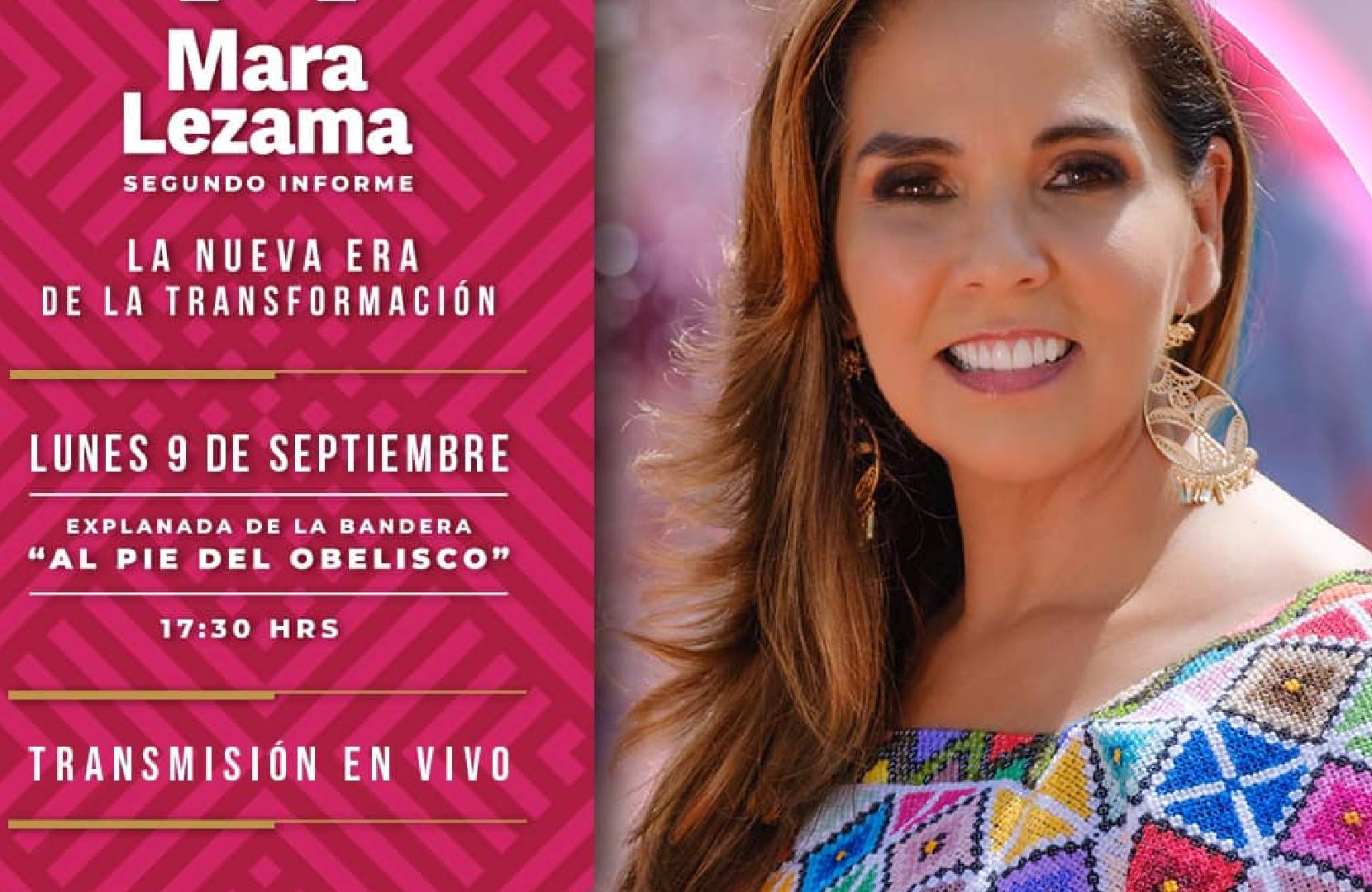 Mara Lezama rinde su Segundo Informe de Gobierno de Quintana Roo desde ...