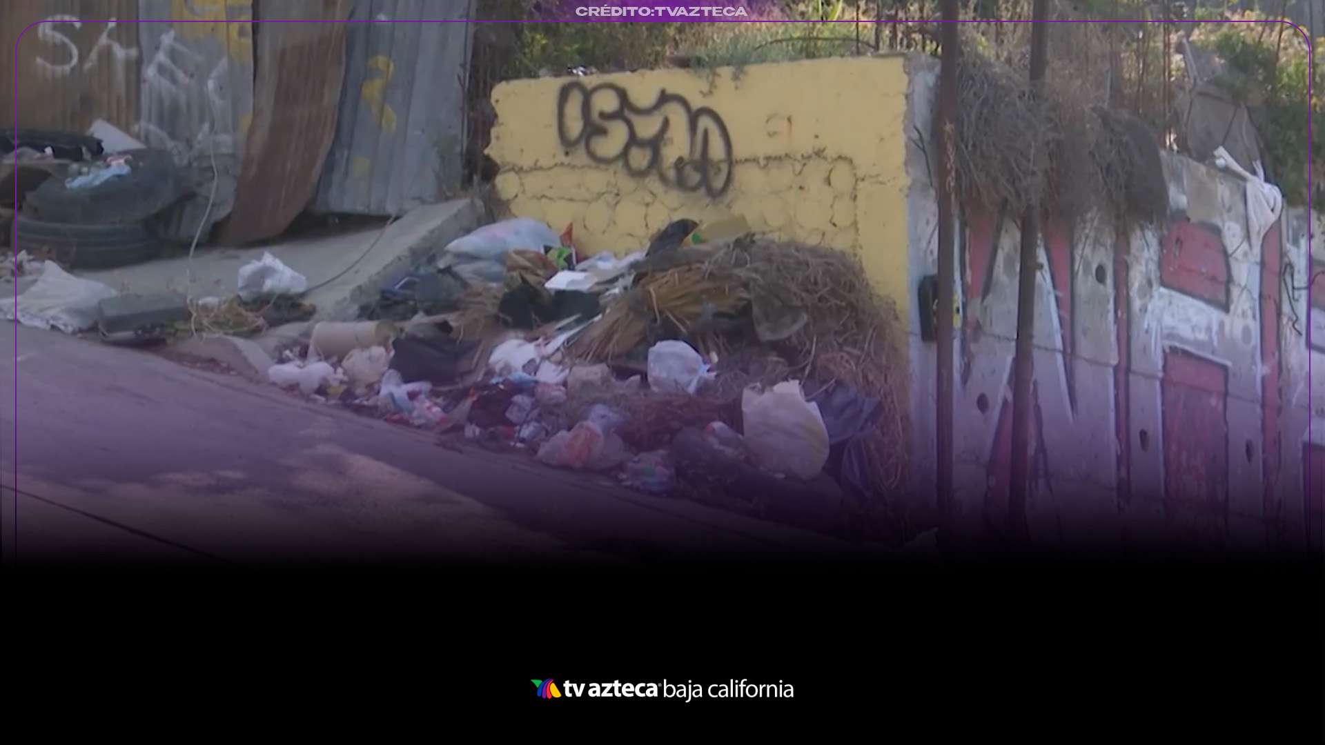 Acumulación de basura preocupa a vecinos de la colonia Libertad en Tijuana