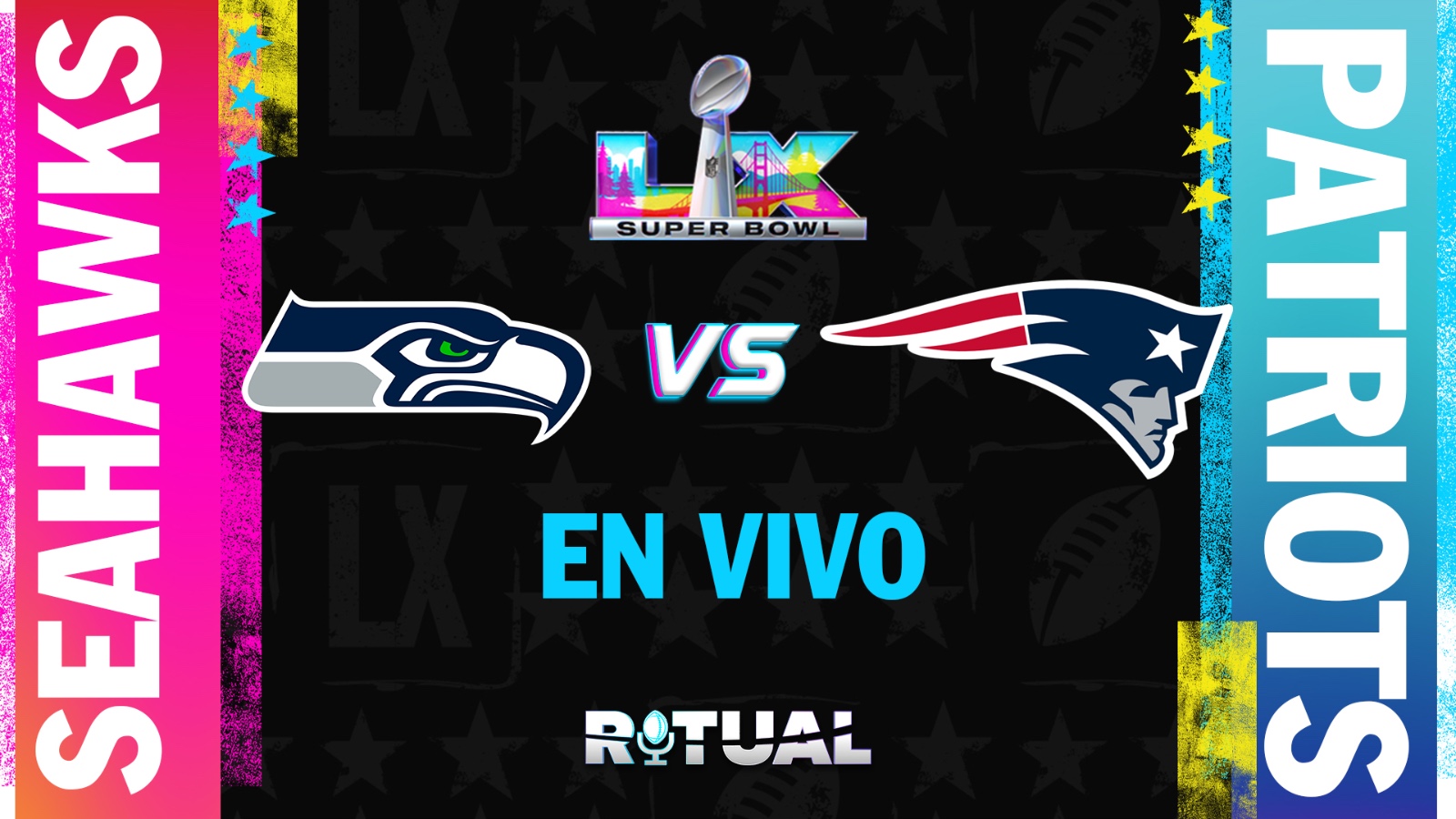 New England Patriots vs Seattle Seahawks: Ver EN VIVO y GRATIS el resultado HOY domingo 8 de febrero de 2026 por el Super Bowl LX de la NFL; marcador online y por internet
