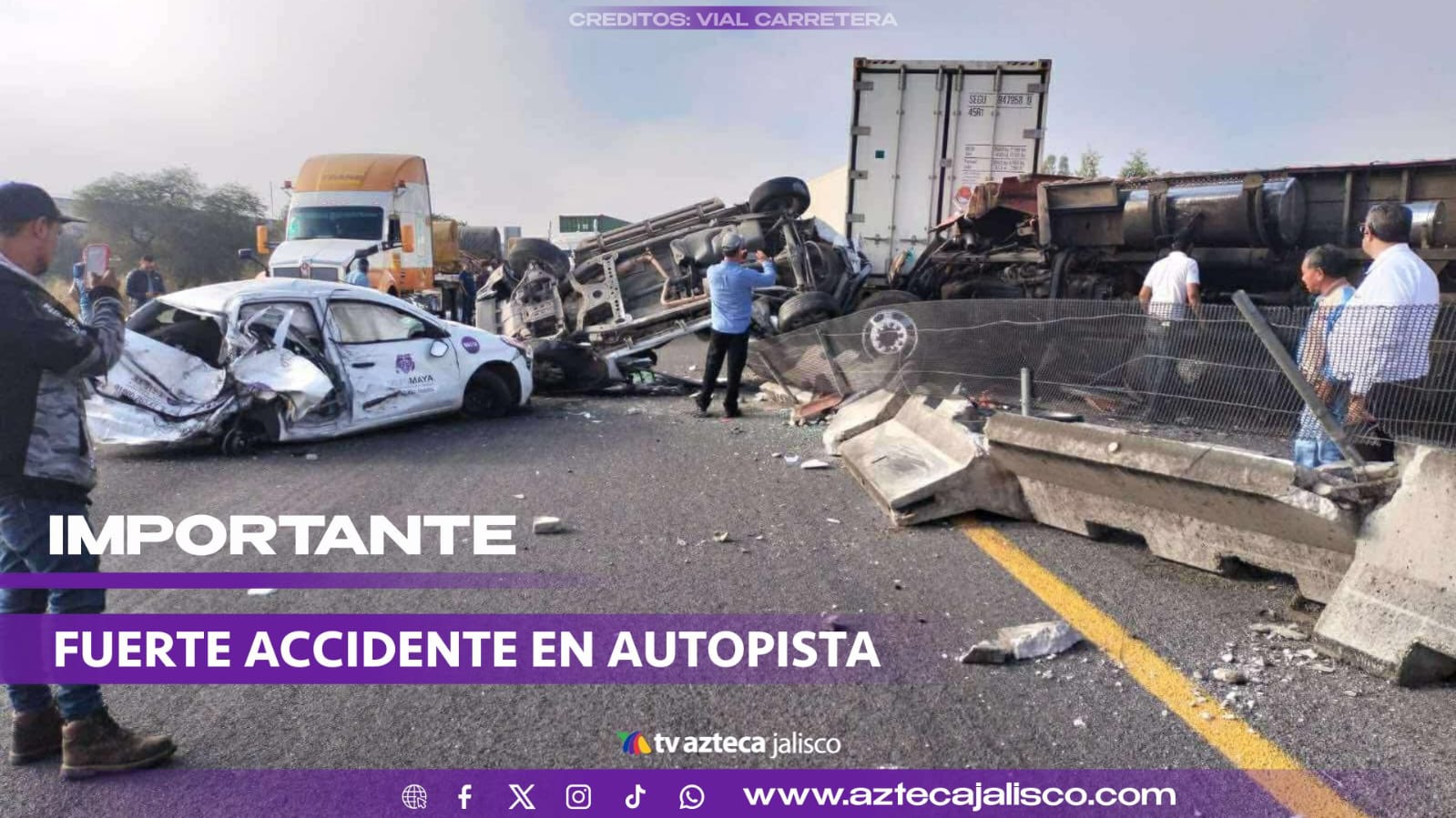 Accidente en la carretera Guadalajara–Colima HOY 3 de noviembre provoca ...