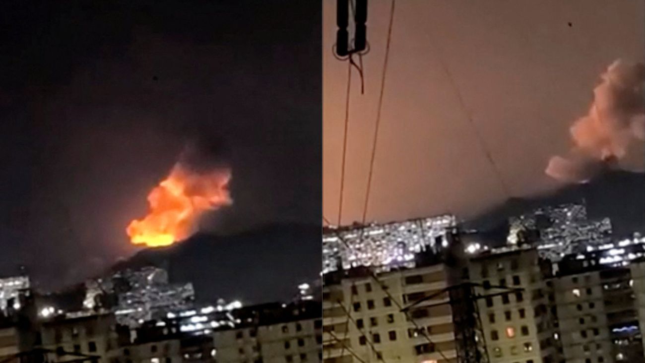 Reportan múltiples explosiones esta madrugada en Caracas, Venezuela
