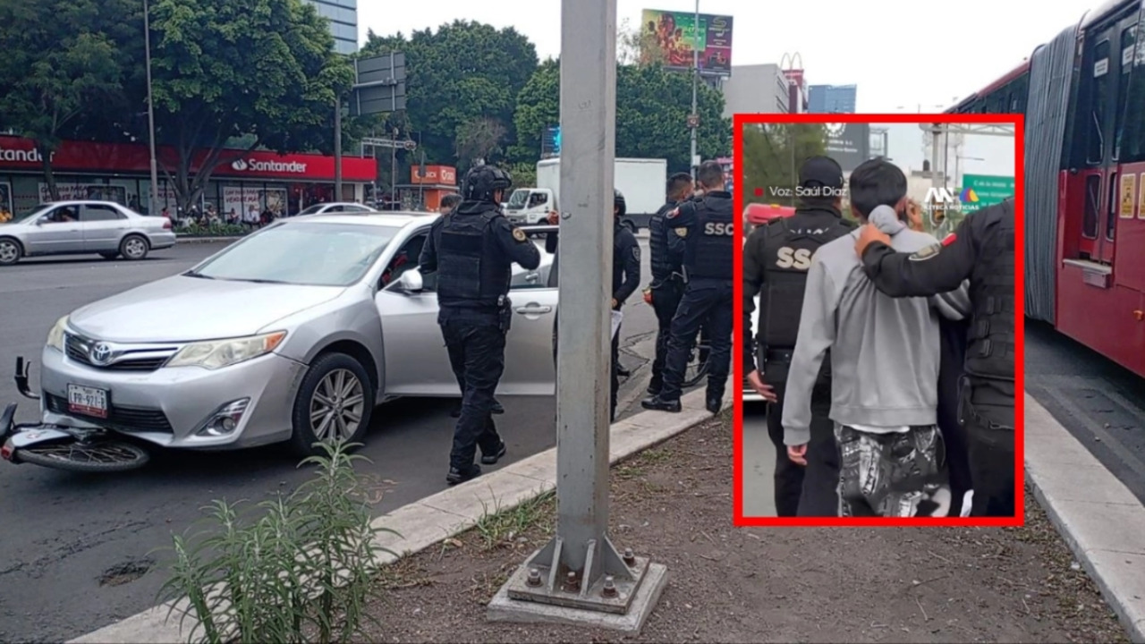 VIDEO | Reportero capta asalto y persecución en vivo mientras informaba en CDMX