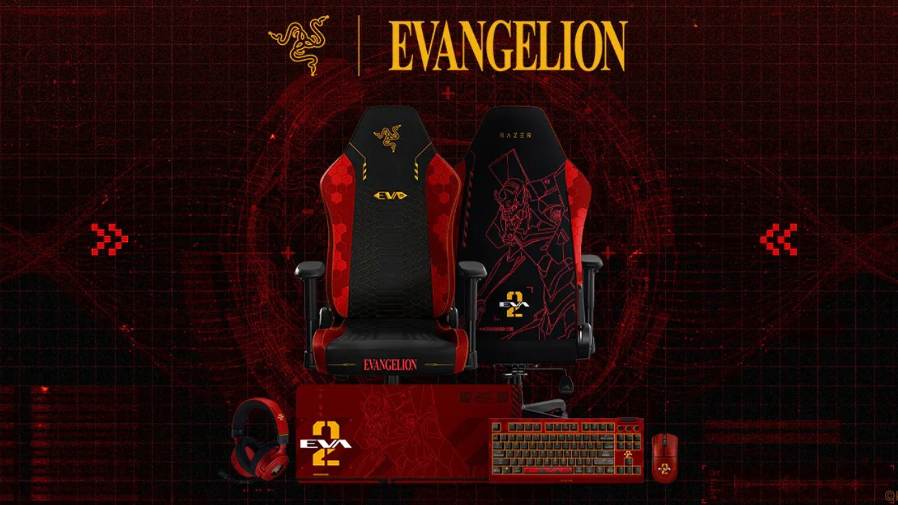 Razer lanza colección gaming Evangelion EVA-02 inspirada en el anime
