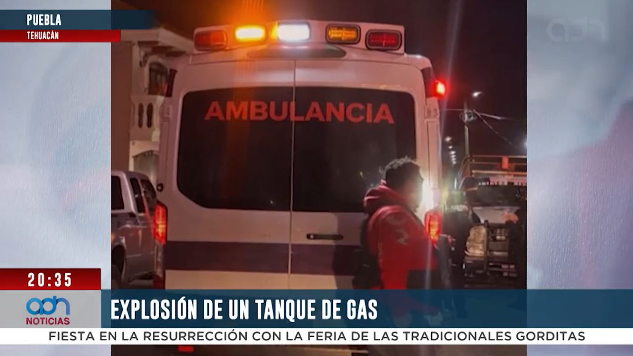 Explosión de tanque de gas alarma a vecinos en Tehuacán; así se vio la zona