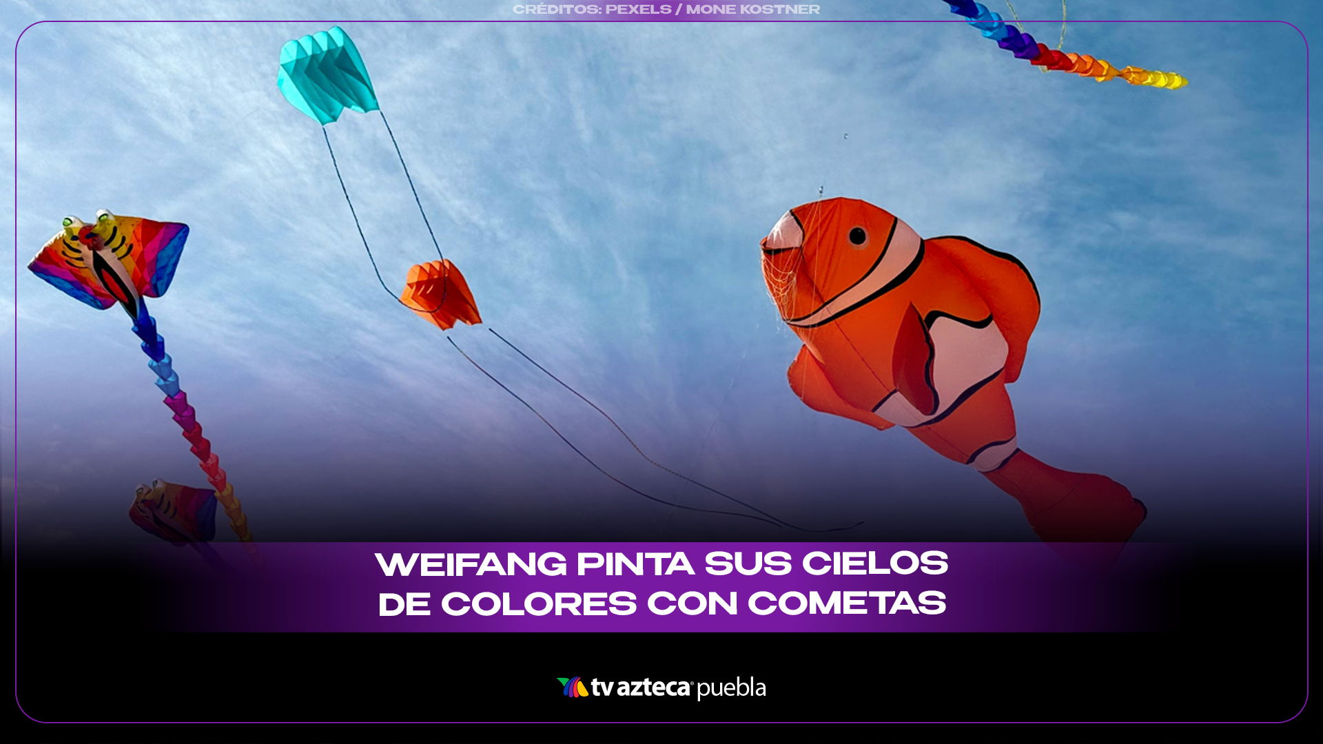 Weifang se llena de color con su famoso festival de cometas que conquista los cielos.