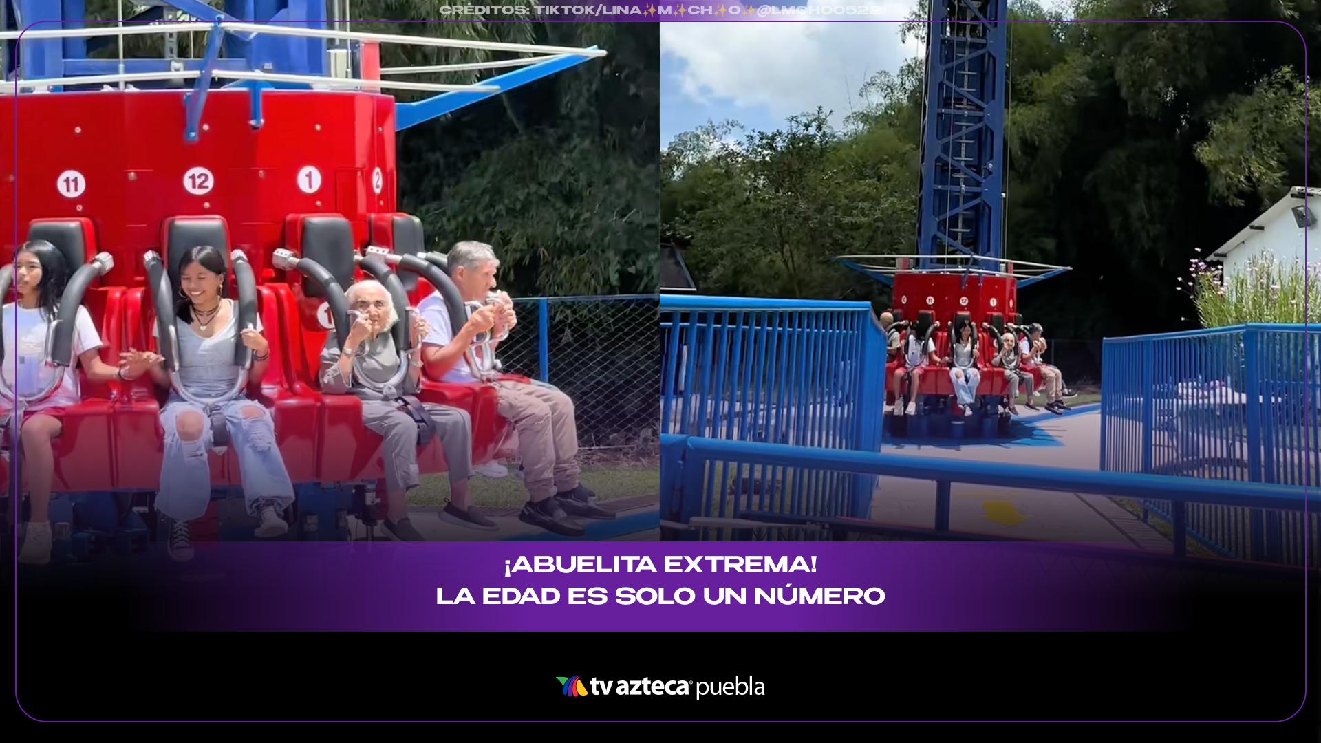 Abuelita sorprende en juego extremo y se vuelve viral por su calma