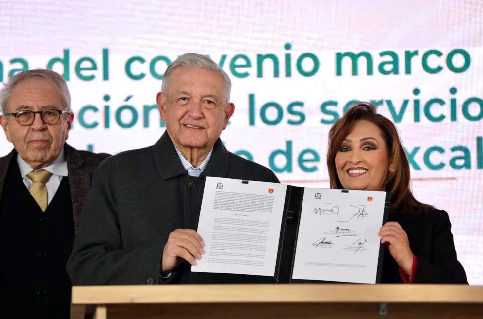 Firma AMLO convenio para la federalización de servicios de salud