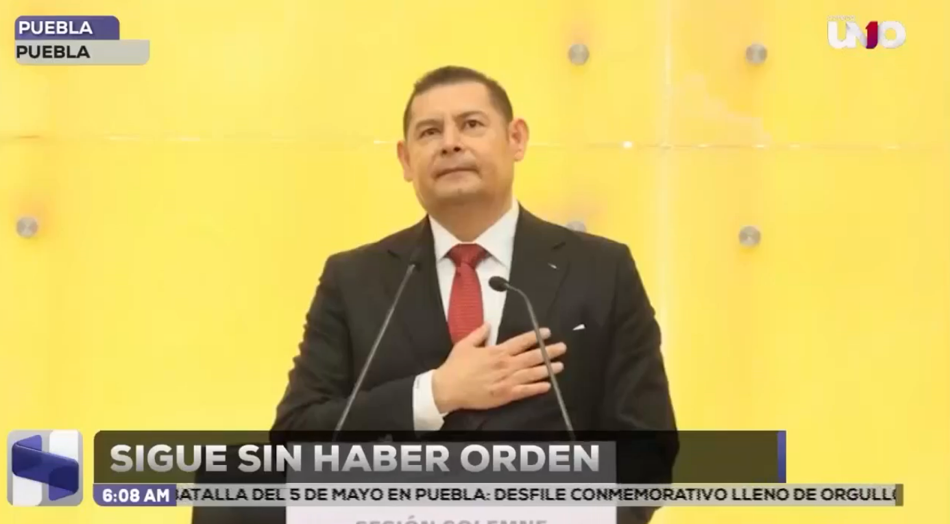 ¡Caos en la Feria de Puebla! evento del gobierno de Alejandro Armenta Mier queda marcado por desorden y fallas de seguridad