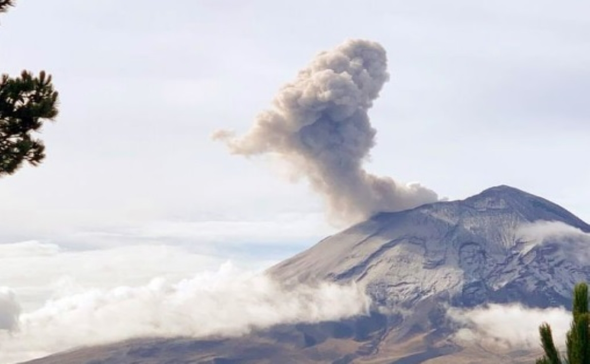 ¿En dónde caerá ceniza del volcán Popocatépetl hoy 4 de junio?
