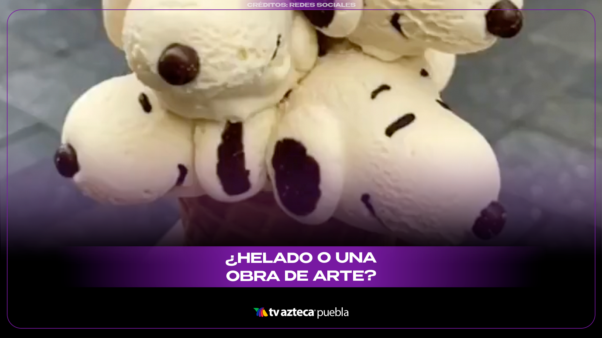 Helado de Snoopy en Snö Gelateria se vuelve viral por parecer una obra de arte.