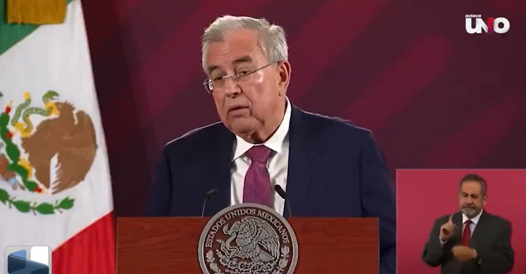 Autoridades de EU vinculan al gobernador Rubén Rocha Moya y a otros funcionarios con presuntas relaciones con el Cártel de Sinaloa.