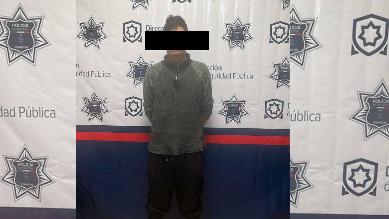 Joven es detenido por presunto abuso sexual contra una menor en Torreón
