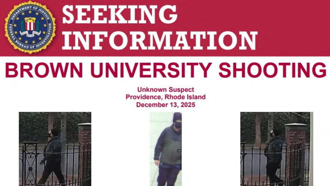 FBI ofrece recompensa de $50,000 por información sobre el sospechoso del tiroteo en la Universidad de Brown