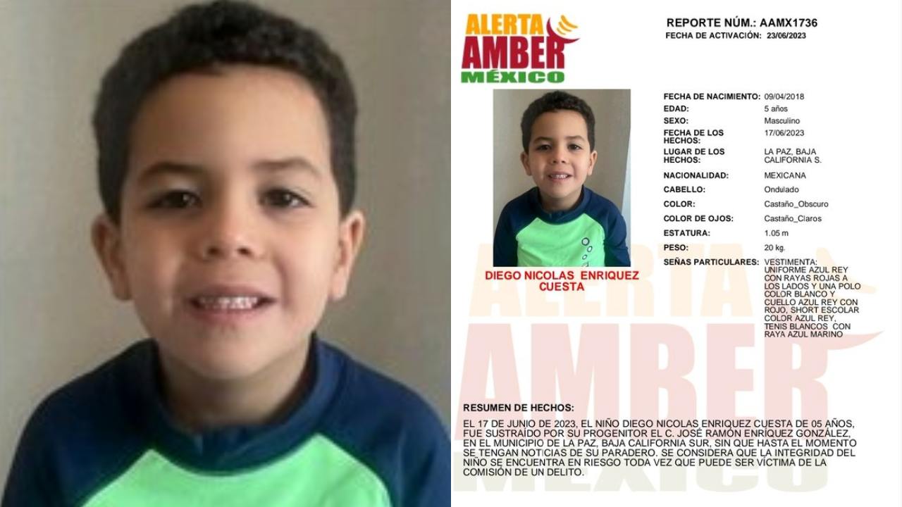 ALERTA AMBER: Buscan a Nicolás Enriquez en BCS