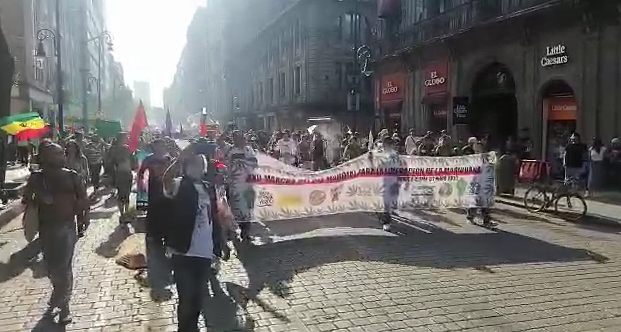 Marchan cientos en CDMX por regulación de la marihuana