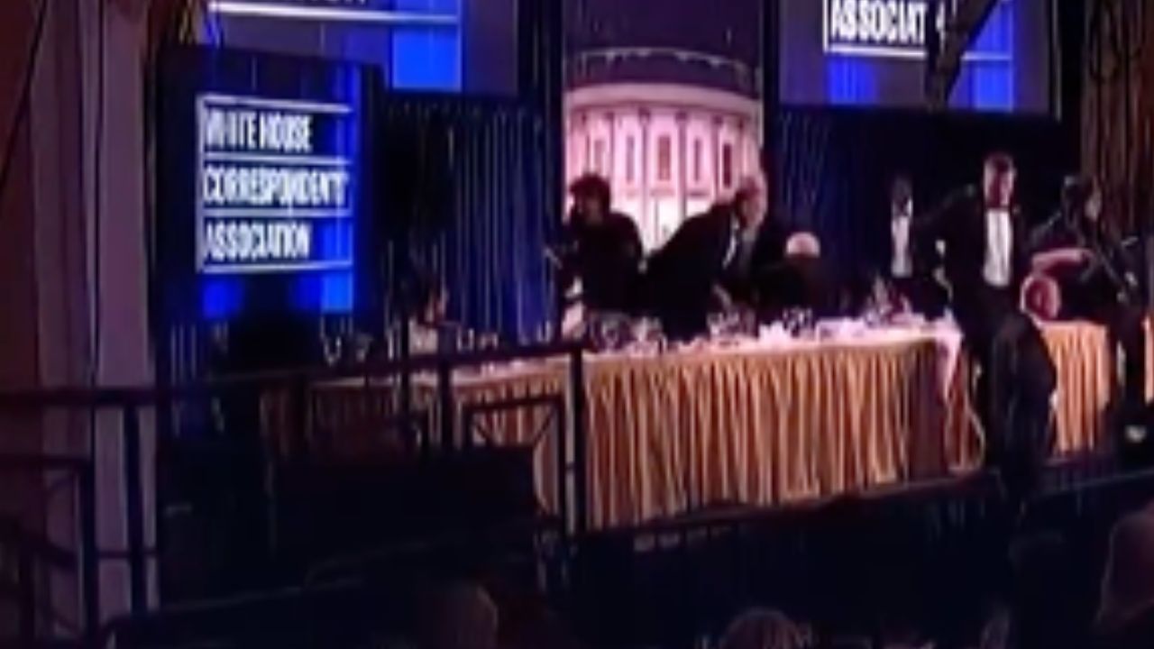 VIDEO: Donald Trump es evacuado en plena rueda de prensa tras escucharse detonaciones en la Casa Blanca