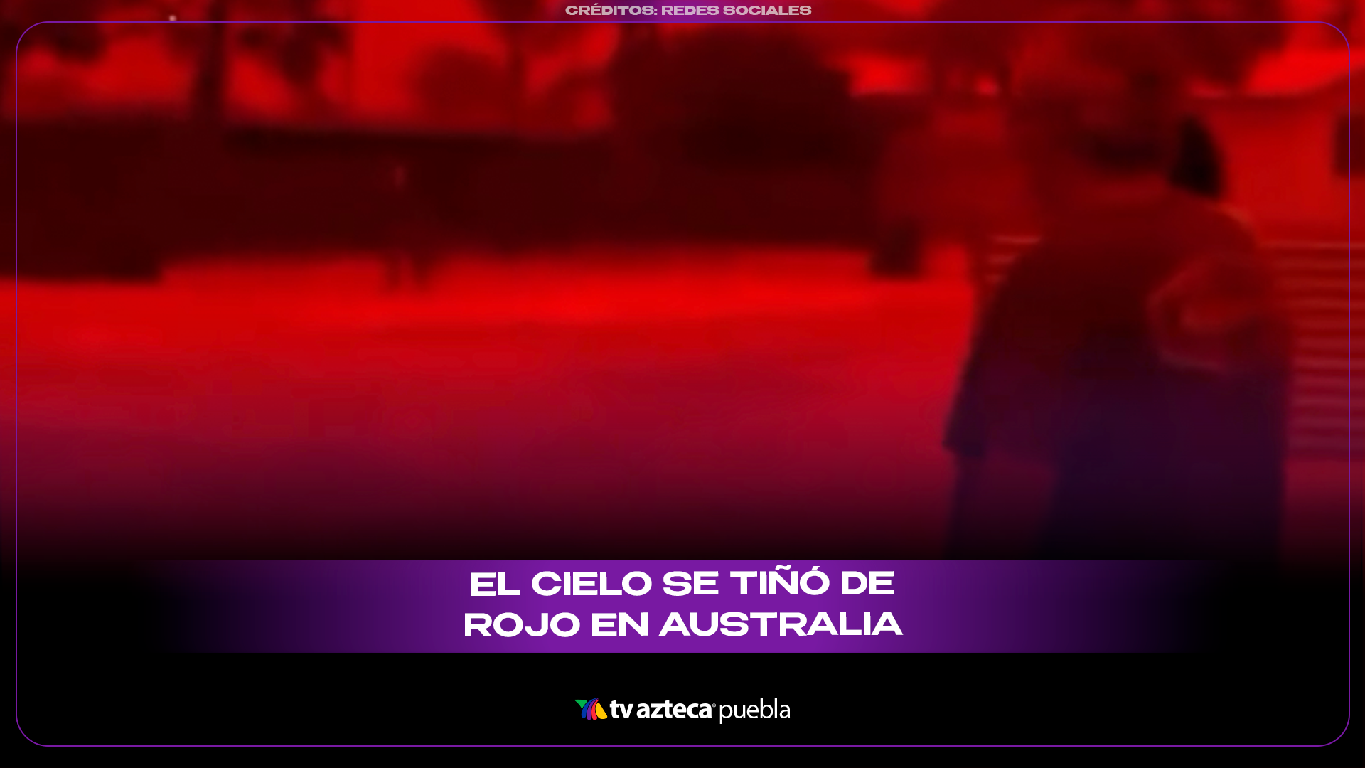 Cielo rojo en Australia sorprende previo a ciclón y se vuelve viral.