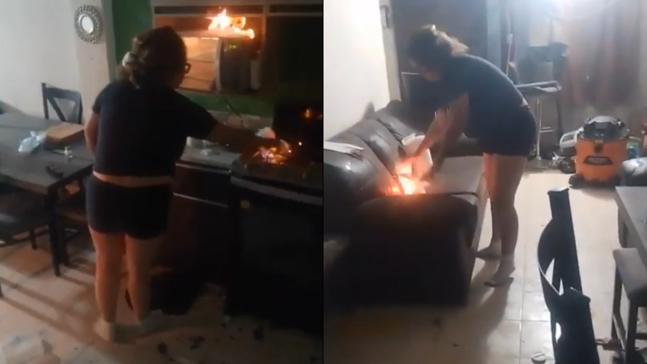 Mujer provoca incendio en su casa tras discutir con su pareja en ...